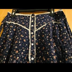 Gunne Sax Prairie Skirt